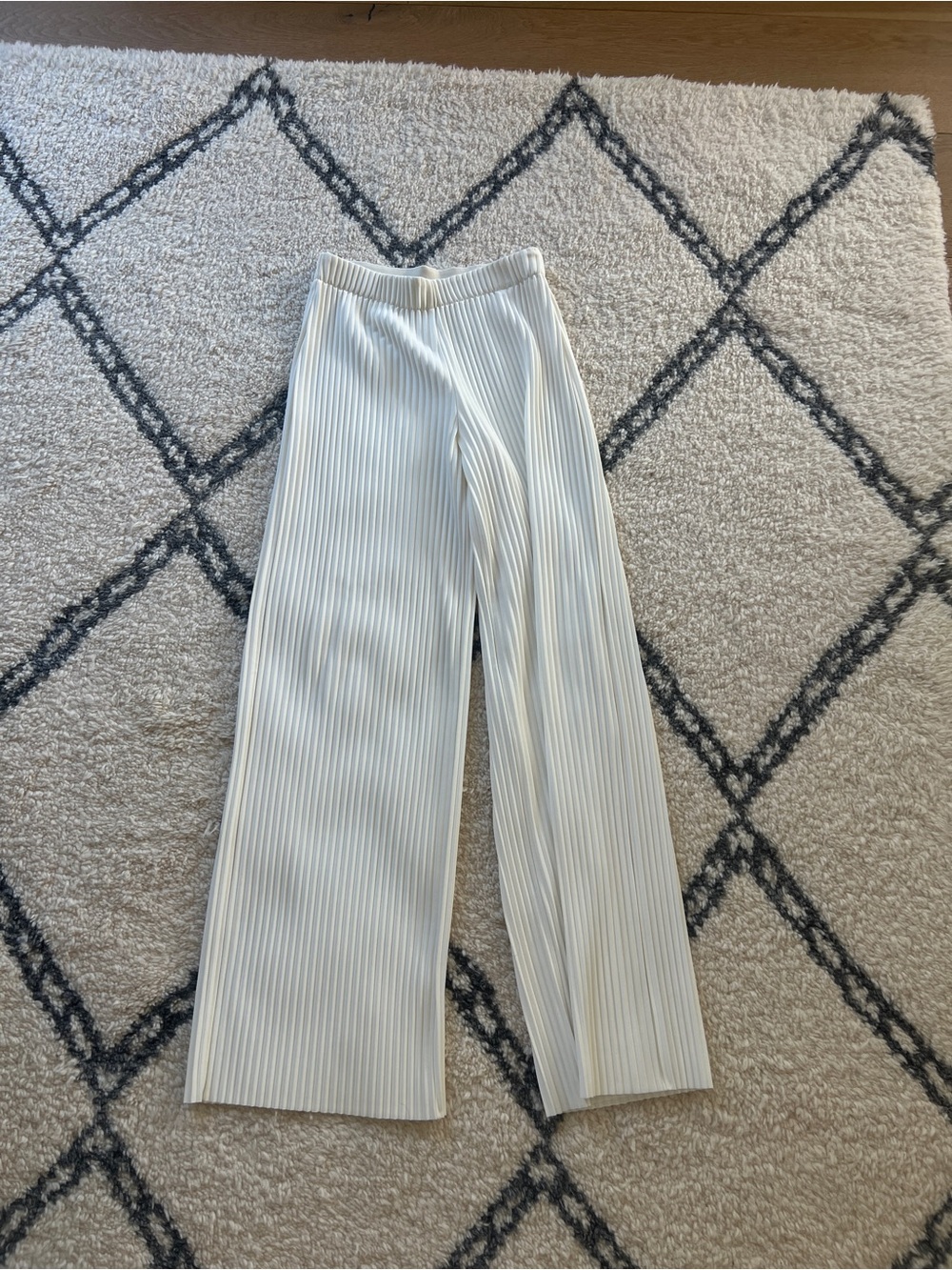 Babaton Cream Pinstripe Trousers